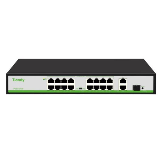 TC-P3S019-H  POE SWITCH 16CH Spec:H/1621/AT/180