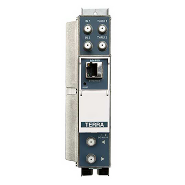TERRA TDX481 Multichannel digital transmodulator 8 DVB-S/S2 to 8 DVB-T channels