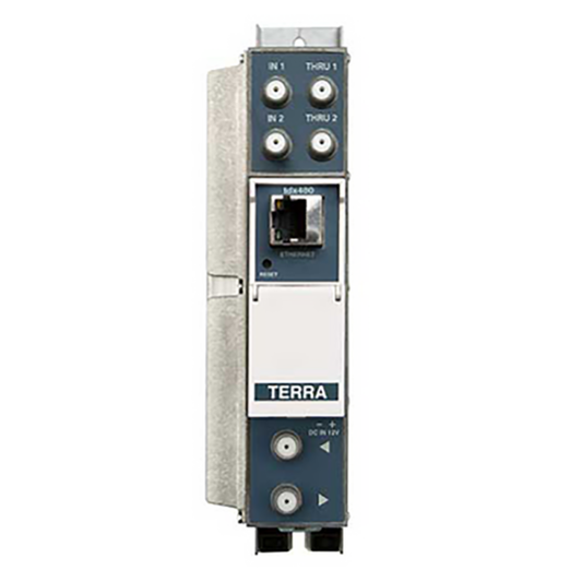 TERRA TDX481 Multichannel digital transmodulator 8 DVB-S/S2 to 8 DVB-T channels