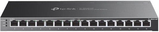TP-LINK TL-SG2016P SWITCH 16 PORT SMART 8 PORT POE+ GIGABIT 19''(120W)