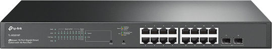 TP-Link SG2218P JetStream 18-Port Gigabit Smart Switch with 16-Port PoE+