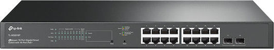 TP-Link SG2218P JetStream 18-Port Gigabit Smart Switch with 16-Port PoE+